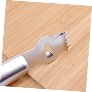 Stainless Steel Citrus Peeler Lemon Zester with Comfortable Grip Effortlessly Zest and Peel Lemons Oranges and for Home Kitchen Use