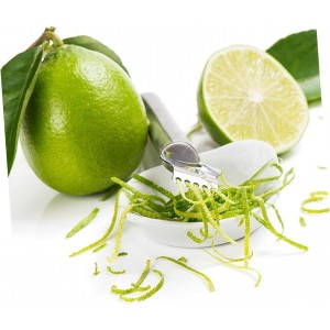 Stainless Steel Citrus Peeler Lemon Zester with Comfortable Grip Effortlessly Zest and Peel Lemons Oranges and for Home Kitchen Use