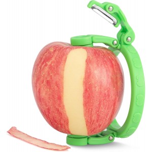 Handheld Apple Peeler for Apple Pear YORSEEK Manual Rotating Apple Pear Peeler Zester Kitchen Gadget Apple Peeling Hand Rotation Fruit Spiralizer Peeler Machine Gift Ideas