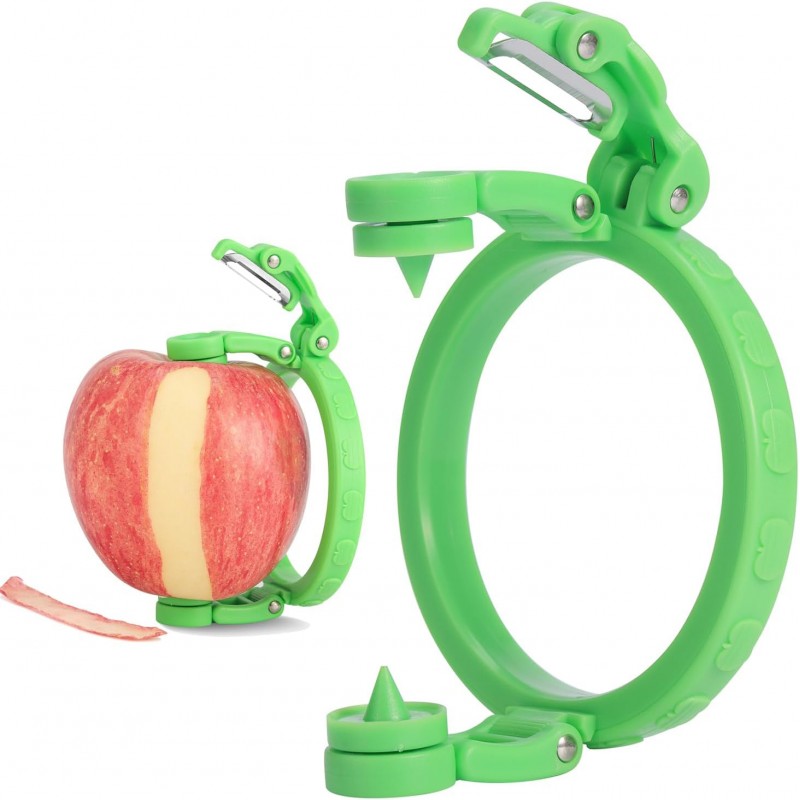 Handheld Apple Peeler for Apple Pear YORSEEK Manual Rotating Apple Pear Peeler Zester Kitchen Gadget Apple Peeling Hand Rotation Fruit Spiralizer Peeler Machine Gift Ideas