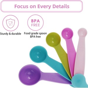 10PCS Measuring Spoons and Cups Set Stackable Nesting Cups Spoons for Cooking Baking Supplies, Kitchen Gadgets Essentials Tools