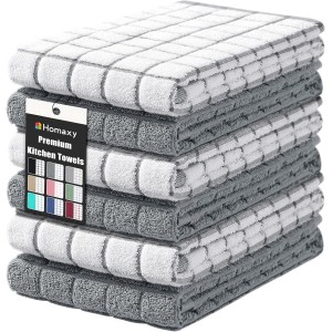 Homaxy Premium Cotton Kitchen Towels 16