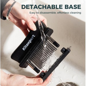 Kitexpert Meat Tenderizer 48 Ultra Sharp Blades Meat Tenderizer Tool with Stainless Steel Needle, Detachable Base for Easy Cleaning, Heavy Duty Tenderizer for Chicken, Steak