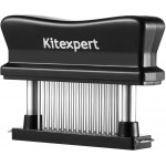 Kitexpert Meat Tenderizer 48 Ultra Sharp Blades Meat Tenderizer Tool with Stainless Steel Needle, Detachable Base for Easy Cleaning, Heavy Duty Tenderizer for Chicken, Steak