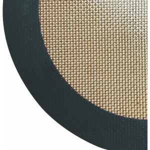 Silicone Baking Mats, Set of 4, Round dia 8 Inch, Non Stick, BPA Free, Baking Sheet Pan Liner for Cake,Pizza,Cookies,Macaron,Bread,Pastry,Toaster (Gray, Round-dia 8 inch)