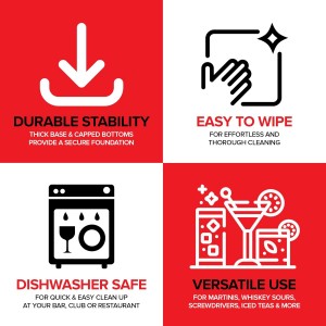 Boston Cocktail Shaker, Drink Mixing Set (18oz & 28oz) Weighted Stainless Steel Shaker Tins, Cocktail & Martini Mixed Drink Shakers, Essential & Professional Bar Tools For Bartending