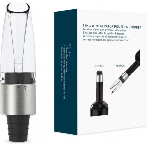 KITCHENDAO 2-in-1 Wine Aerator Pourer an...