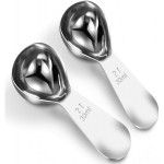 Septe Coffee Scoop set,2PCS Tablespoon Measuring spoon,Coffee Scoop for Ground Coffee(2TBSP(30ML*2))