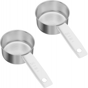 2PCS 1/4Cup(4Tbsp, 60ml, 4oz) Stainless ...