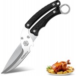 Kitchen Scissors All Purpose Kitchen Shears Heavy Duty for Cutting Chicken, Turkey, Meat, Bones, Vegetables Stainless Steel Spatchcock Shears Multipurpose Food Scissors (Black)