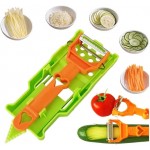 Multifunctional Kitchenware Set, 3-in-1 Peeler Multifunctional Single Blade Peeler, Lemon Squeezer Potato Peeler, Multi Cutter and Julienne Set with Grating Plate Great for Fruit and Vegetable