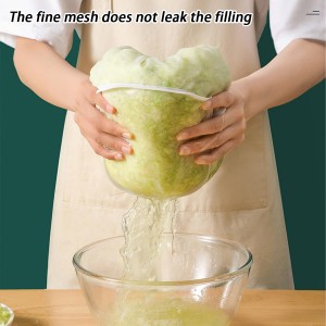 3PCS Organic Cotton Cheesecloth Bags - Reusable Straining Bags for Nut Milk, Soy Milk, Dumpling Fillings, and More