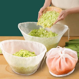 3PCS Organic Cotton Cheesecloth Bags - R...