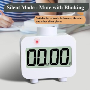 Digital Timers, Digital Kitchen Timer for Cooking,Countdown Countup Timer for Classroom,Gym Timer Fitness with Knob Rotating,Quick Memory Presets, Automatic Standby