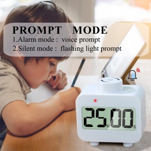 Digital Timers, Digital Kitchen Timer for Cooking,Countdown Countup Timer for Classroom,Gym Timer Fitness with Knob Rotating,Quick Memory Presets, Automatic Standby