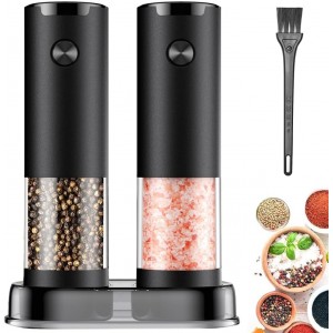 Electric Pepper and Salt Grinder Set（2...