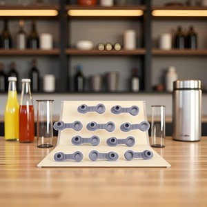 10Pcs Grey Universal Silicone Sealing Bottle Straw Hole Grommets Stopper Lids Straw Plug Replacement Tumber 20/30Oz Cup, Wine Stoppers, Replacement Parts，Wine Stoppers and Pourers