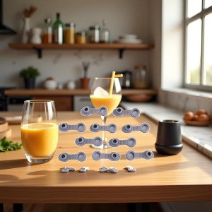 10Pcs Grey Universal Silicone Sealing Bottle Straw Hole Grommets Stopper Lids Straw Plug Replacement Tumber 20/30Oz Cup, Wine Stoppers, Replacement Parts，Wine Stoppers and Pourers