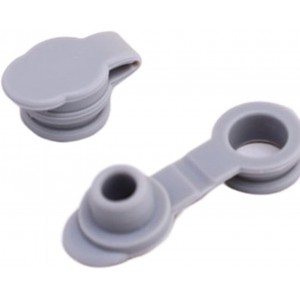 10Pcs Grey Universal Silicone Sealing Bottle Straw Hole Grommets Stopper Lids Straw Plug Replacement Tumber 20/30Oz Cup, Wine Stoppers, Replacement Parts，Wine Stoppers and Pourers
