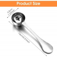 Stainless Steel Coffee Scoop 1 TBSP (15ml) - Heavy Duty Measuring Spoon for Ground Coffee, Tea, Baking, Espresso - Dishwasher Safe & Multifunctional Kitchen Tool