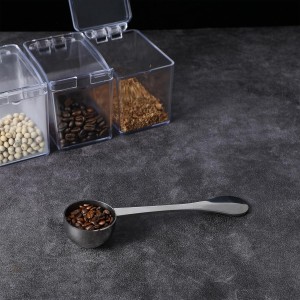 Stainless Steel Coffee Scoop 1 TBSP (15ml) - Heavy Duty Measuring Spoon for Ground Coffee, Tea, Baking, Espresso - Dishwasher Safe & Multifunctional Kitchen Tool