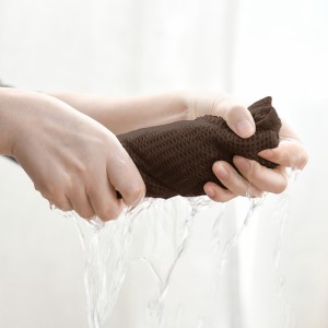 Artoid Mode 100% Cotton Dark Coffee Waffle Weave Kitchen Dish Cloths, 12x12 Inch Ultra Soft Absorbent Quick Drying Kitchen Dish Towels Set of 6