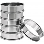 Crumpet Rings 6Pcs, 3.15