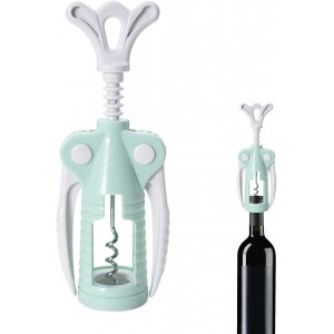 Wing Corkscrew Wine Opener - Wine Bottle Opener, Multifunctional Double Winged Wine Opener - Cork Screw Beer Opener For Bartenders, Bottle Opener For Kitchen, Restaurants, Bar