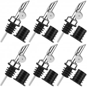 6 Pack Liquor Bottle Pourers, Olive Oil ...