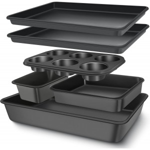 Baking Pans Set, Nonstick Bakeware Sets,...