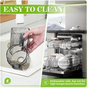 Electric Cheese Grater Rotary Slicer-One-Touch Control Vegetable Slicer, Nuts Grinder Cheese Shredder for Home Kitchen Use, 6 Replaceable Stainless Steel Blades(Black)