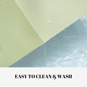 Placemats Set of 4 Vinyl/Plastic Woven Place Mats for Kitchen Table Indoor/Outdoor Washable Placemat Wipeable Dining Table Mats (Green Cube,4)