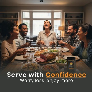 MeatStick V Wireless Meat Thermometer, 1200°F Heat Resistance, Unlimited Range WiFi & Bluetooth, Smart Digital Probe for Grilling, Smoking, Sous Vide, BBQ, Air Fryer, Oven, Smoker, Kitchen Cooking