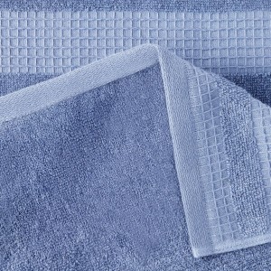 Amazon Basics Organic Cotton Waffle Weave Kitchen Dish Cloths, Ultra Absorbent, Quick Drying, Lint-Free, 12 x 12 inches, 6-Pack (2 Brown, 2 Green, 2 Navy)