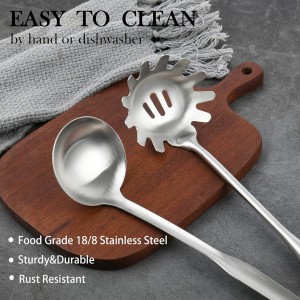 18/8 Stainless Steel Spaghetti Server Set, 13
