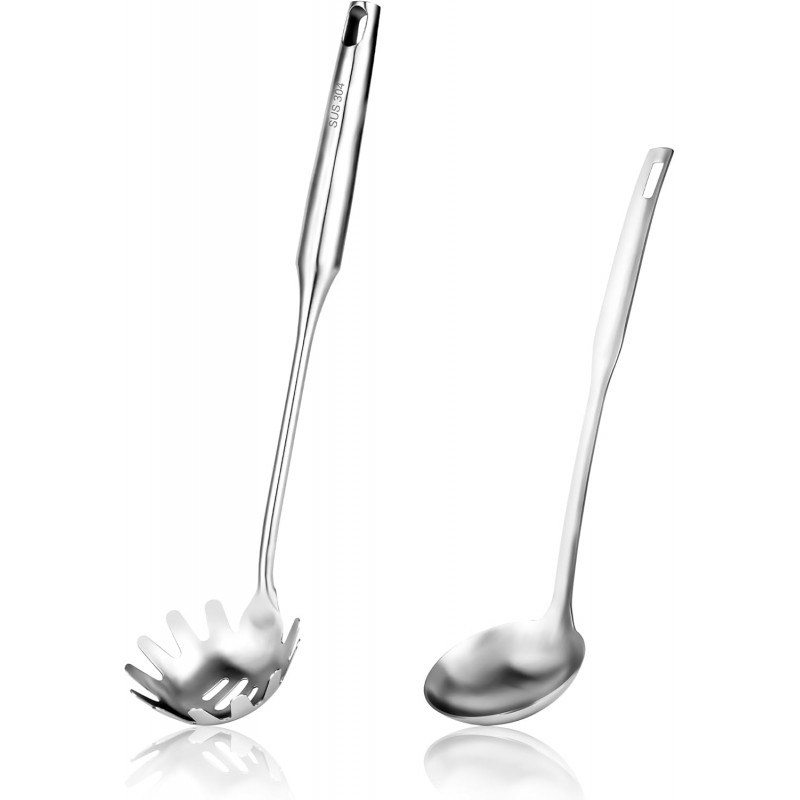 18/8 Stainless Steel Spaghetti Server Set, 13