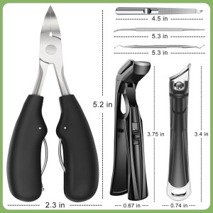 2026 Toenail Clippers for Seniors Thick Toenails, Angled Head Large Toe Nail Clippers for Thick Nails for Men, Heavy Duty Ingrown Toenail Clippers with Wide Jaw, Slanted Nail clippers with Long Handle