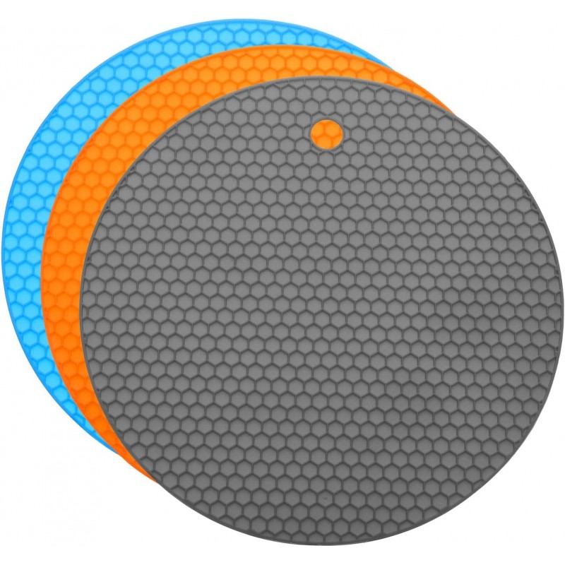 uxcell 3pcs Silicone Jar Opener Pads, 17.5cm/7