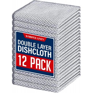 12 Pack Non Scratch Double Layer Wire Di...