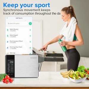 Smart Food Kitchen Scale with Nutritional Calculator, Free App with 19 Nutrients Tracking, Calorie, Marco, Digital Weight Grams and Ounces for Weight Loss, Premium Stainless Steel, 22lb