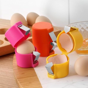 Household Egg Shell Opener,2025 Upgraded Egg Shell Opener for Hard Boiled,Mini Portable Handheld Egg Cracker Tool,Multifunctional Kitchen Gadgets (3 Pcs (Mix Color))