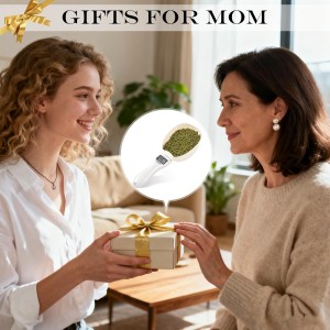 Digital Measuring Spoon, Weighing Food Measuring Scoop Scale, LCD Electronic Food Scale for Kitchen Gadget, Baking Cooking Coffee, Pet Dog Cat Food, High Precision Grams Measuring Cup, Easter Gifts