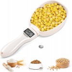 Digital Measuring Spoon, Weighing Food Measuring Scoop Scale, LCD Electronic Food Scale for Kitchen Gadget, Baking Cooking Coffee, Pet Dog Cat Food, High Precision Grams Measuring Cup, Easter Gifts