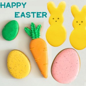 Easter Cookie Cutters 3 PCS, 4'', Bunny, Egg, Carrot