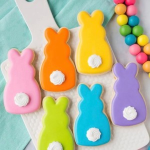 Easter Cookie Cutters 3 PCS, 4'', Bunny, Egg, Carrot