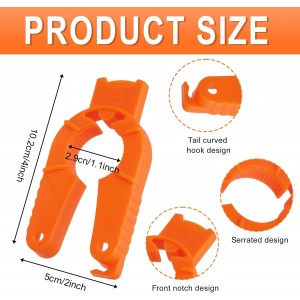 3 Pack Plastic Bottle Cap Opener, 3 in 1 Multi-Purpose Water Bottle Opener, Water Bottle Opener for Arthritic Hands or Home, Kitchen, Camping, and Outdoor Adventures, (Orange, Blue, White)