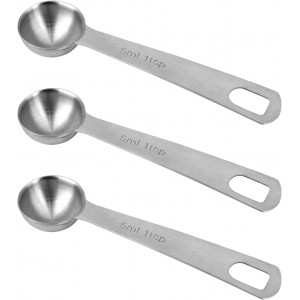 3pcs Measuring Spoon, Stainless Steel Ta...