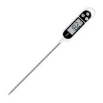 1/3pcs Candy Thermometer Digital Instant Read for Meat Kitchen Cooking Food Oil Deep Fry BBQ Grill Smoker (1, 9.4in)