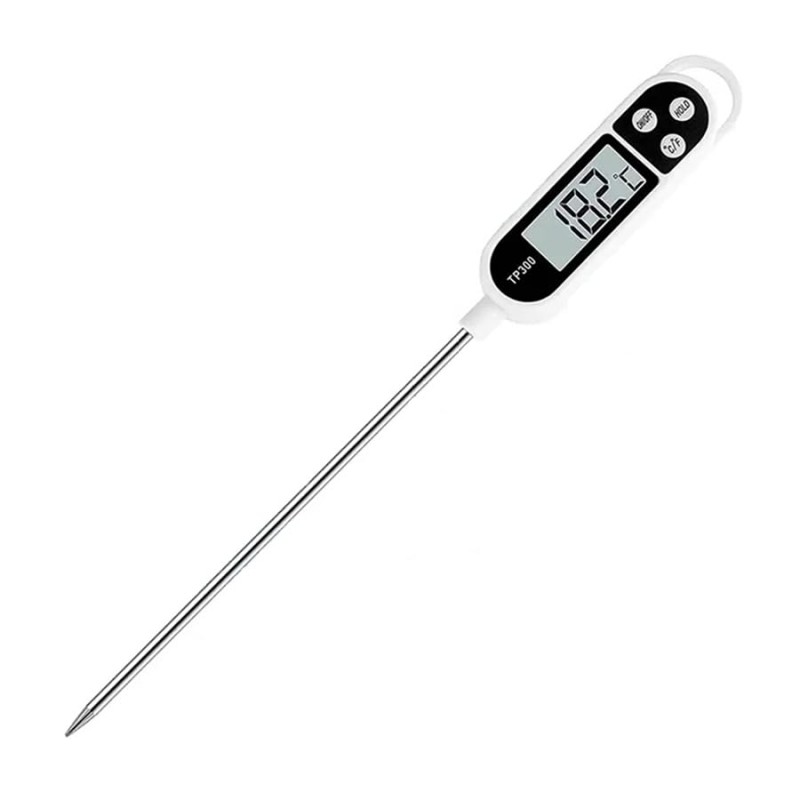 1/3pcs Candy Thermometer Digital Instant Read for Meat Kitchen Cooking Food Oil Deep Fry BBQ Grill Smoker (1, 9.4in)