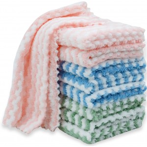 10PACK Kitchen Cleaning Cloths, Microfib...